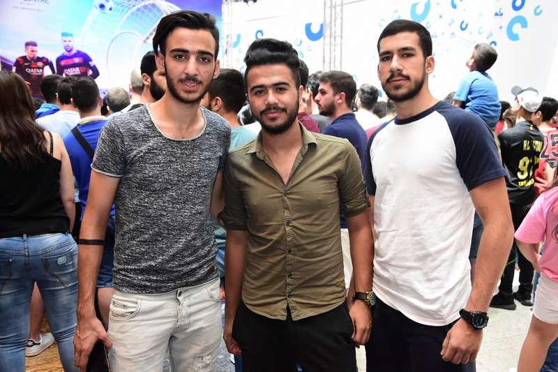 Gerard Pique,Sergio Busquets & Jordi Alba at CCBe